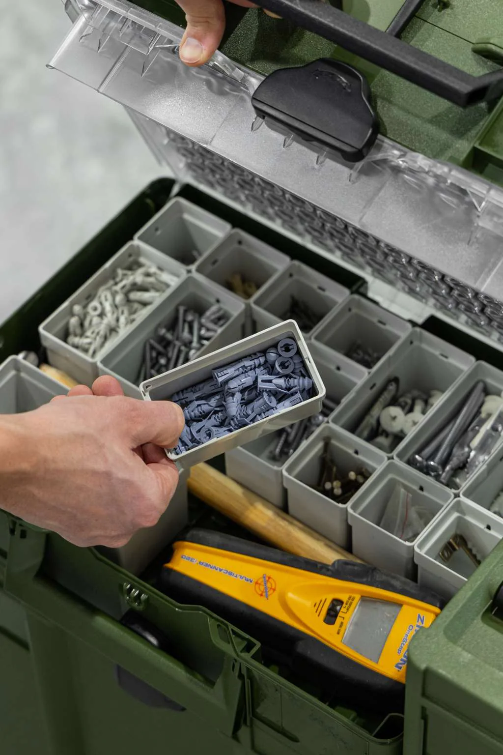 Systainer³ Organizer M 89 with 22 Insert Boxes, Olive Green - Image 3